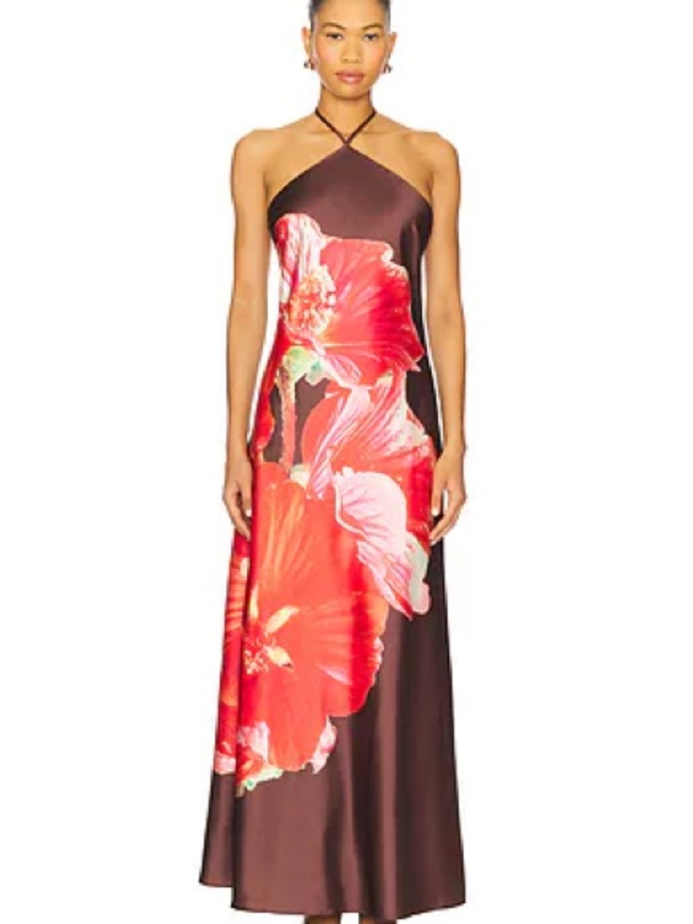 Flora Dress in Burnt Umber